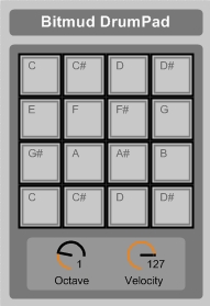 Bitmud DrumPad Screenshot Bitmud DrumPad Screenshot